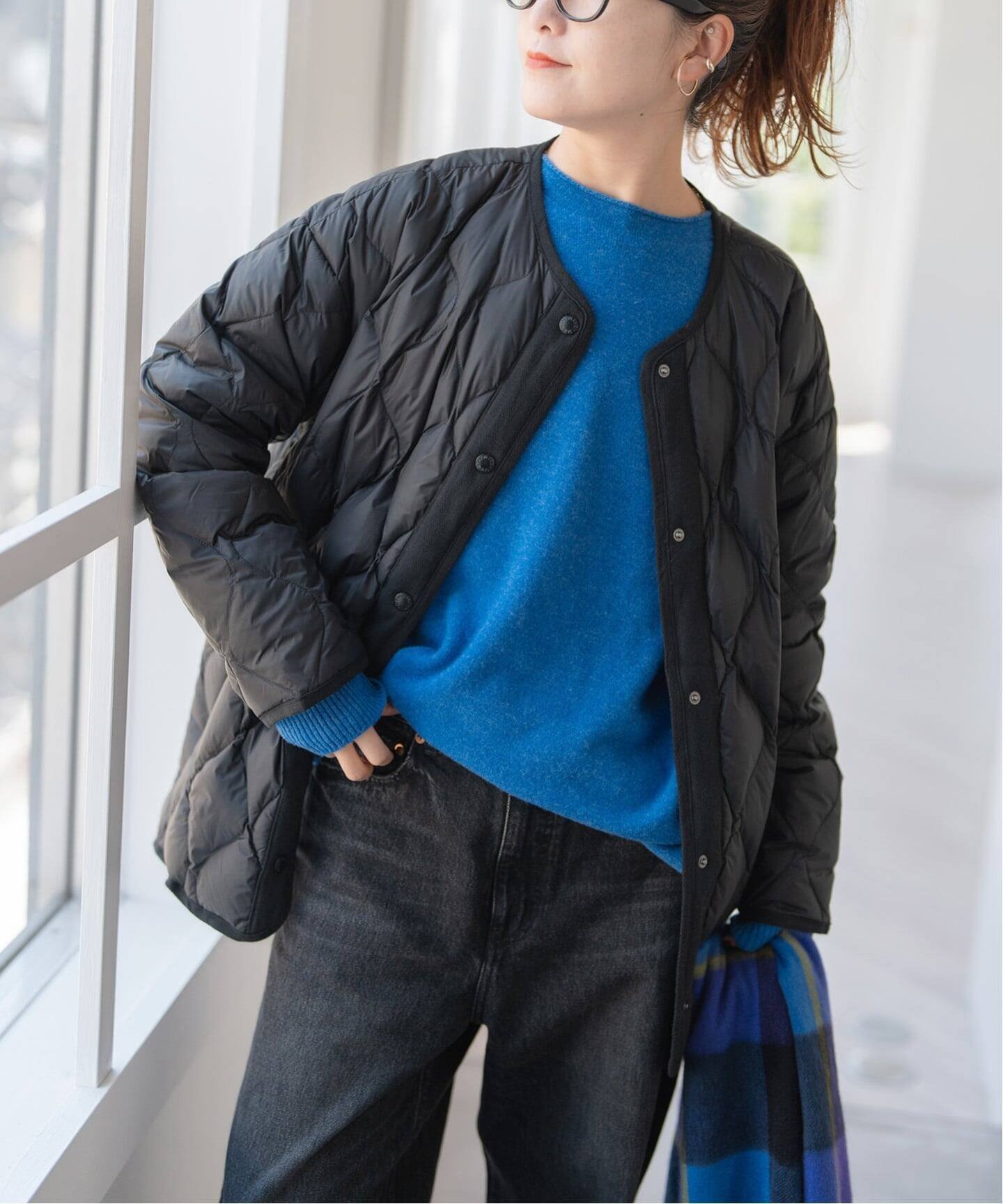 Spick & Span 《追加予約》TAION / タイオン *Spick別注キルティングブルゾン スピックアンドスパン ジャケット・アウター ダウンジャケット・ダウンベスト ブラウン ベージュ ブラック【送料無料】のサムネイル