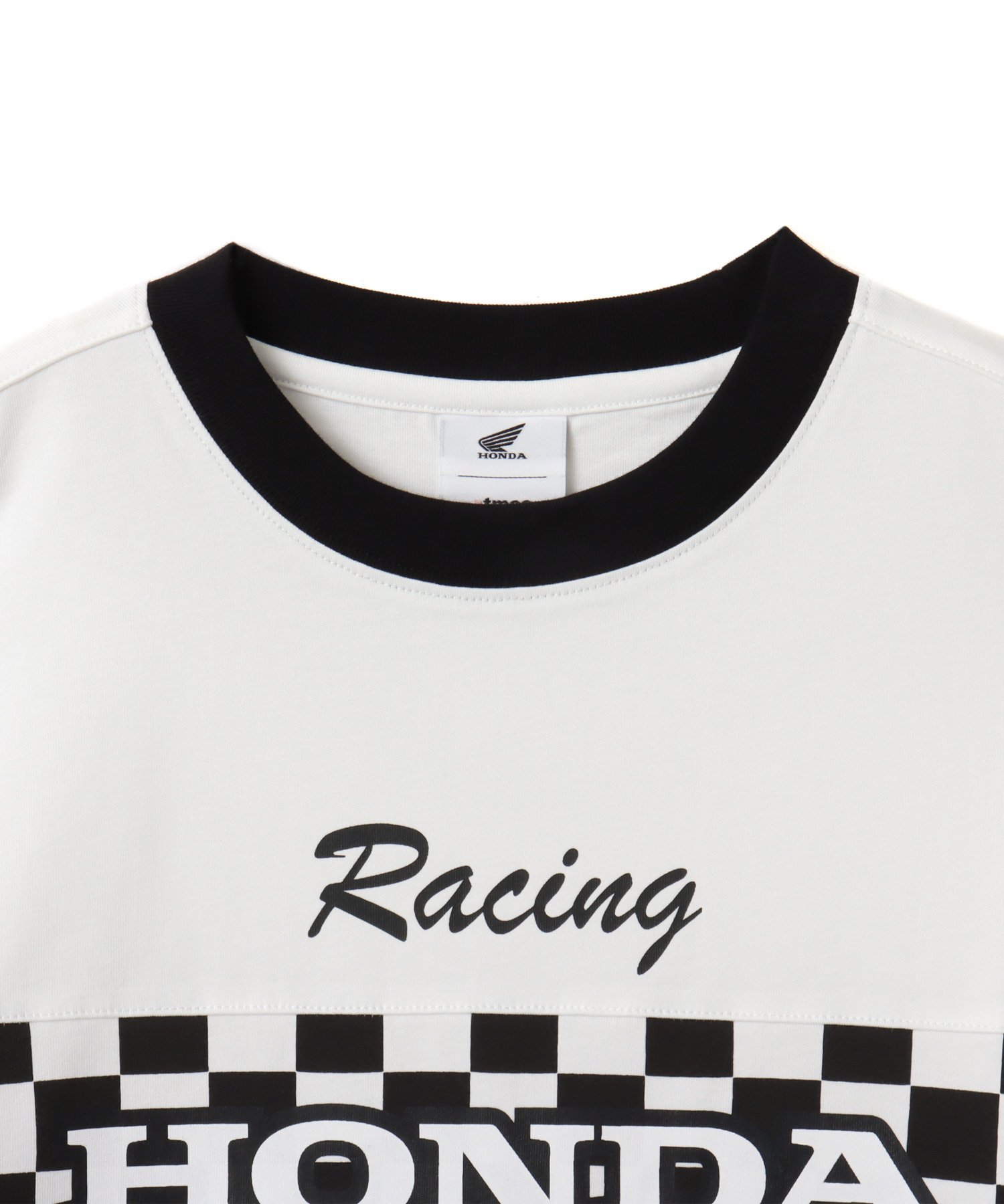 atmos pink HONDA x atmos pink Racing Over T-shirt WHITE アトモス トップス カットソー・Tシャツ ホワイト