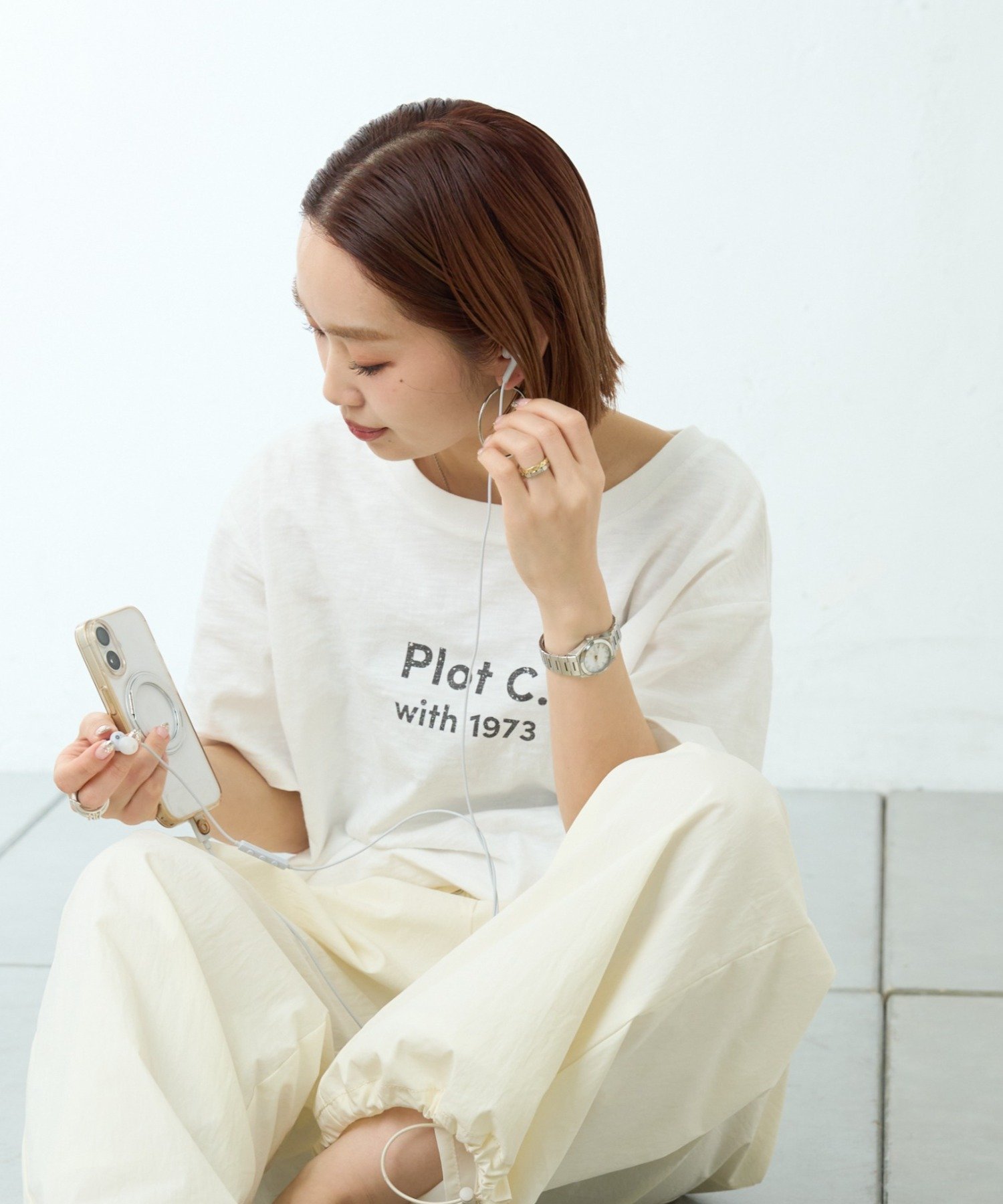 【PON企画】迷ったらこれ!Everyday 2PAC TEE チャオパニックティピー トップス カットソー・Tシャツ ホワイト