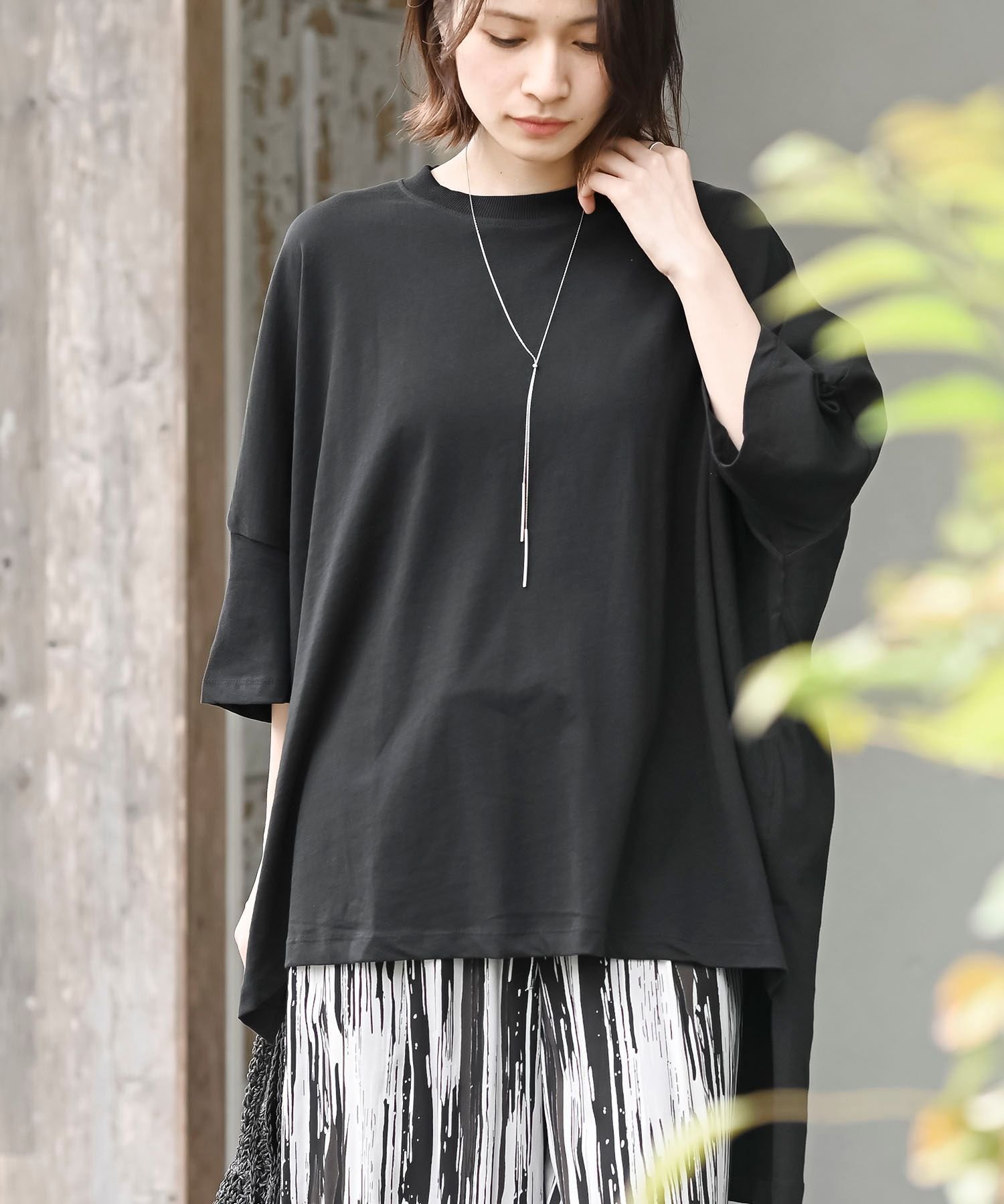 rps BIGシルエットTシャツ アールピーエス トップス カットソー・Tシャツ ホワイト カーキグリーン ブルー ブラウン ブラック グレーのサムネイル