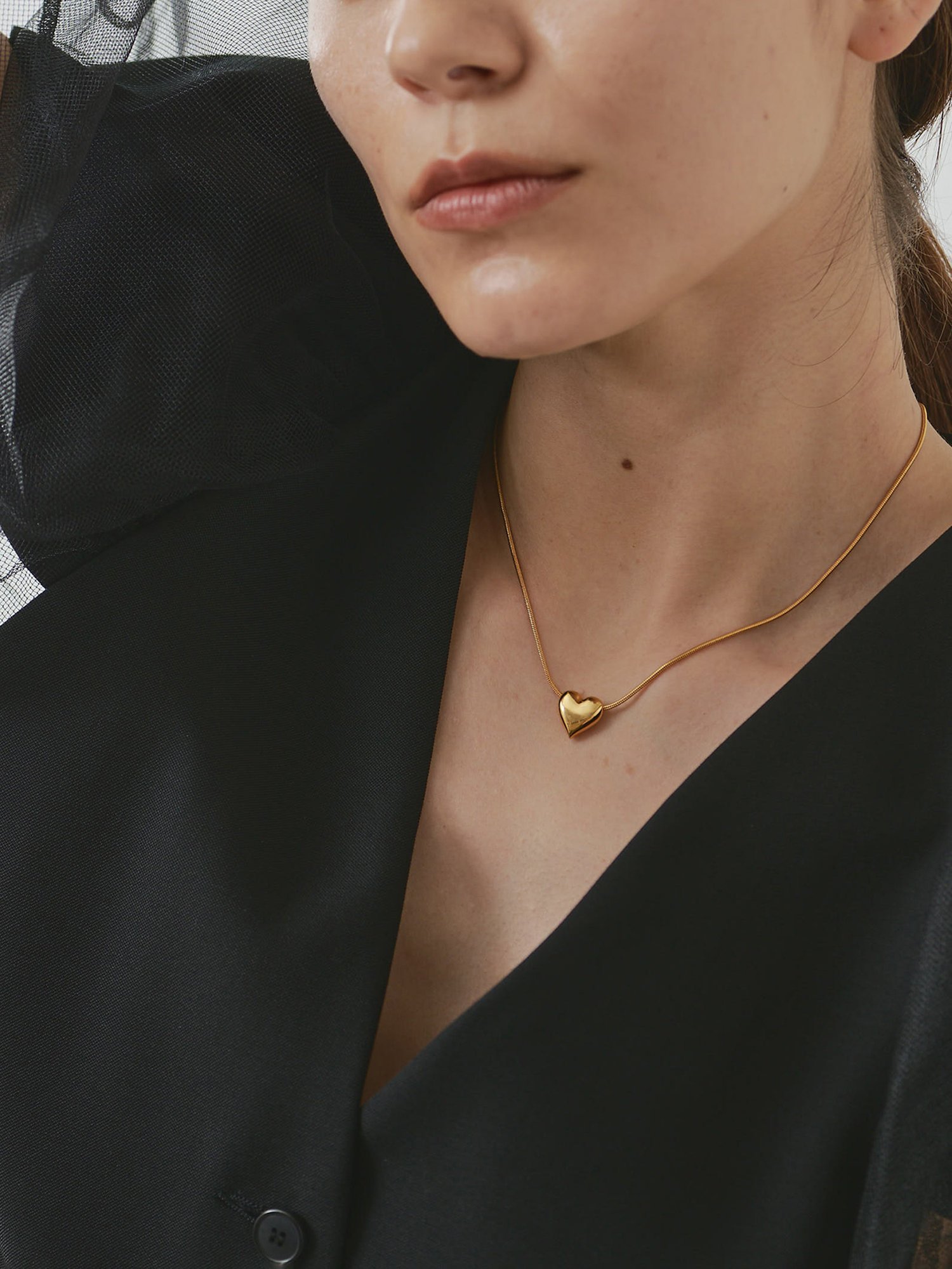 Whim Gazette 【Hoaw.】Heart Gold ネックレス ウィム ガゼット アクセサリー・腕時計 ネックレス ゴールド【送料無料】のサムネイル