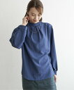 【SALE/10%OFF】ikka 襟フリル2WAYブラウス イッカ トップス その他のトップス ホワイト グレー ブルー