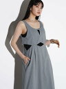 【SALE/38%OFF】RADIATE カットアウトジャンパースカート(gray) ラシュッド ワンピース・ドレス ジャンパースカート ブラック グレー【送料...