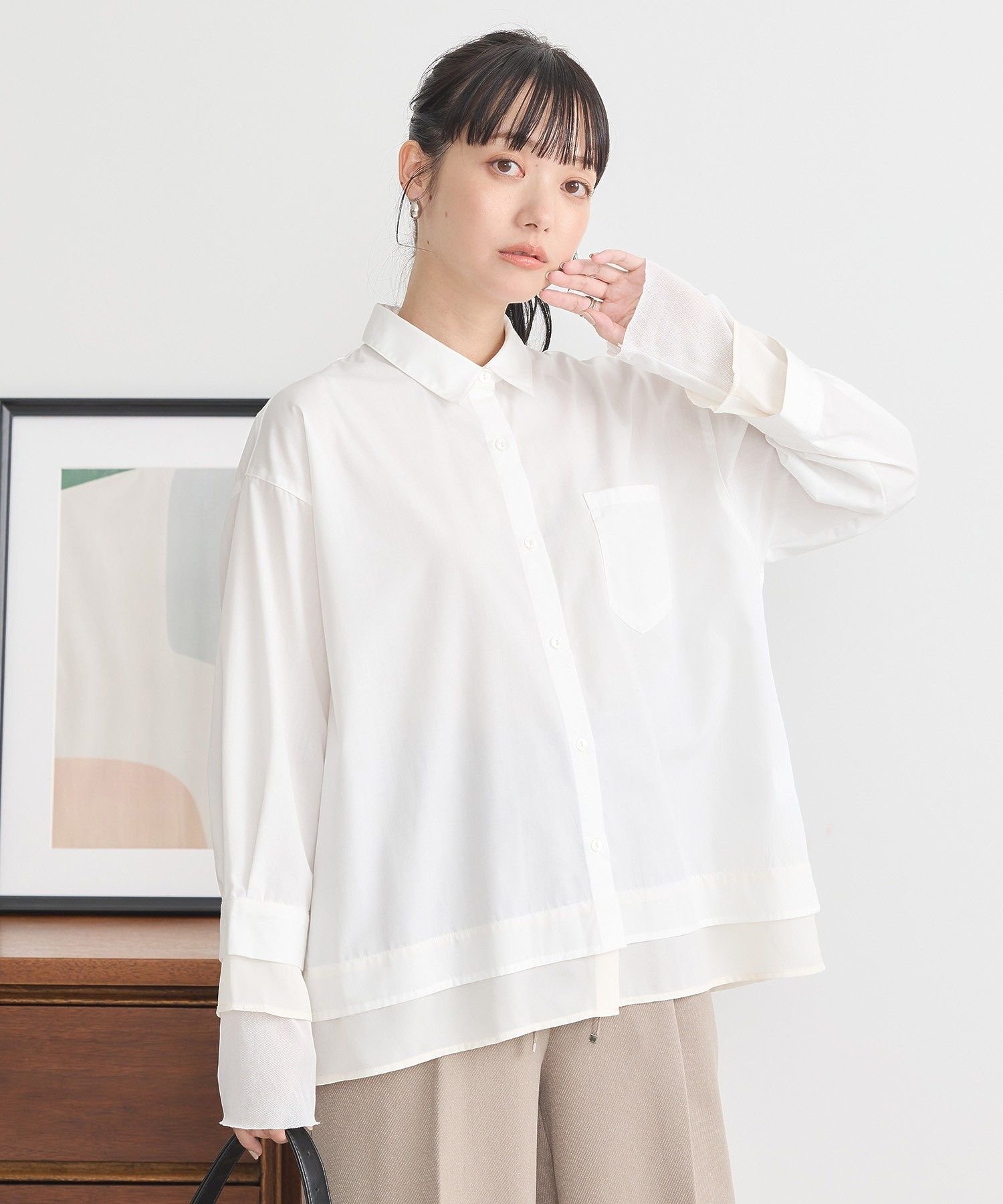 楽天市場】シフォン ブラウス 長袖(ブランドアースミュージック 楽天市場】シフォン ブラウス 長袖(ブランドアースミュージック