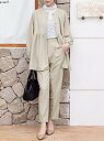 【SALE/20%OFF】Doux Belle ラウンドネックペプラムシルエットセットアップ ドゥー・ベル スーツ・フォーマル セットアップスーツ グレー ブラ...