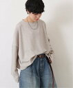 journal standard luxe 《予約》ダブルフェイス ワイドプルオーバー ジャーナルスタンダード ラックス トップス その他のトップス ベージュ ...