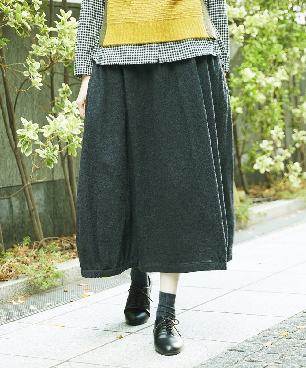 【SALE／50%OFF】GIANNI LO GIUDICE リファインガーゼスカート ジャンニロジュディーチェ スカート その他のスカート ベージュ【送料無料】