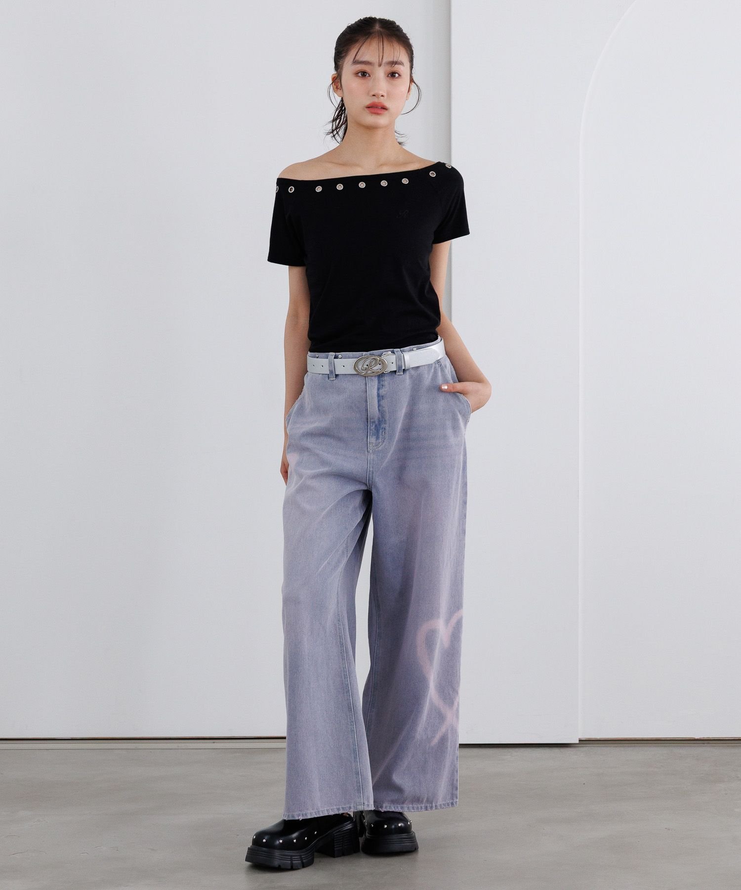 【SALE／20%OFF】repipi armario クロッグスタッズシューズ レピピアルマリオ シュ...