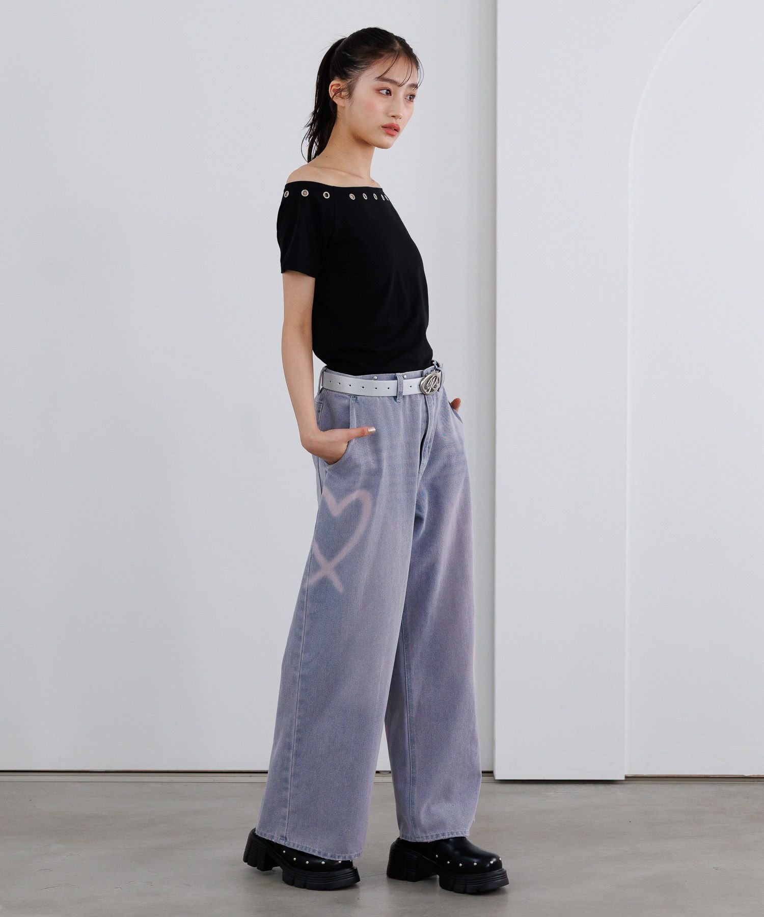 【SALE／20%OFF】repipi armario クロッグスタッズシューズ レピピアルマリオ シュ...