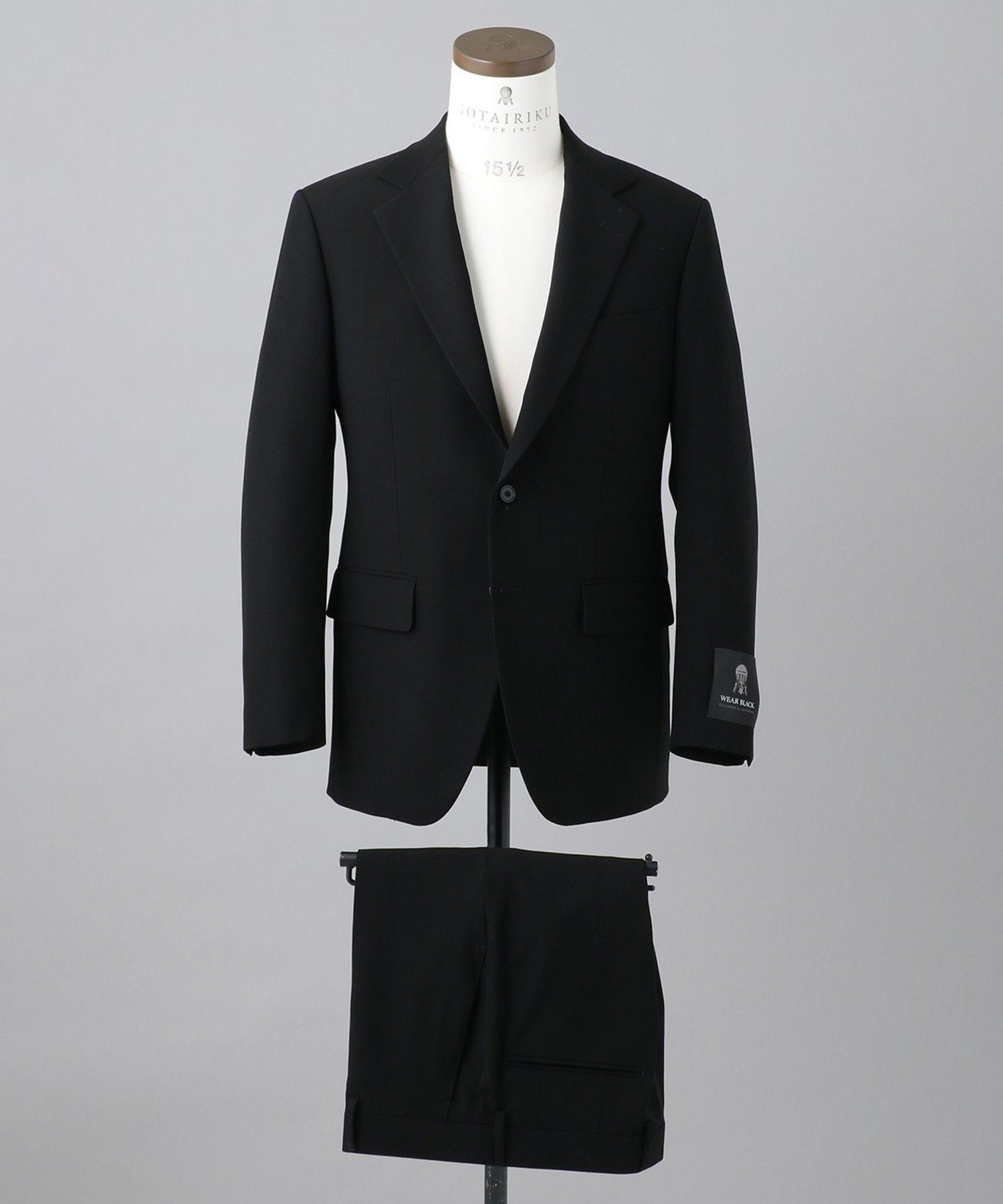 GOTAIRIKU 【WEAR_BLACK】JAPANBLACK ゴタイリク スーツ・フォーマル セットアップスーツ ブラック【送料無料】