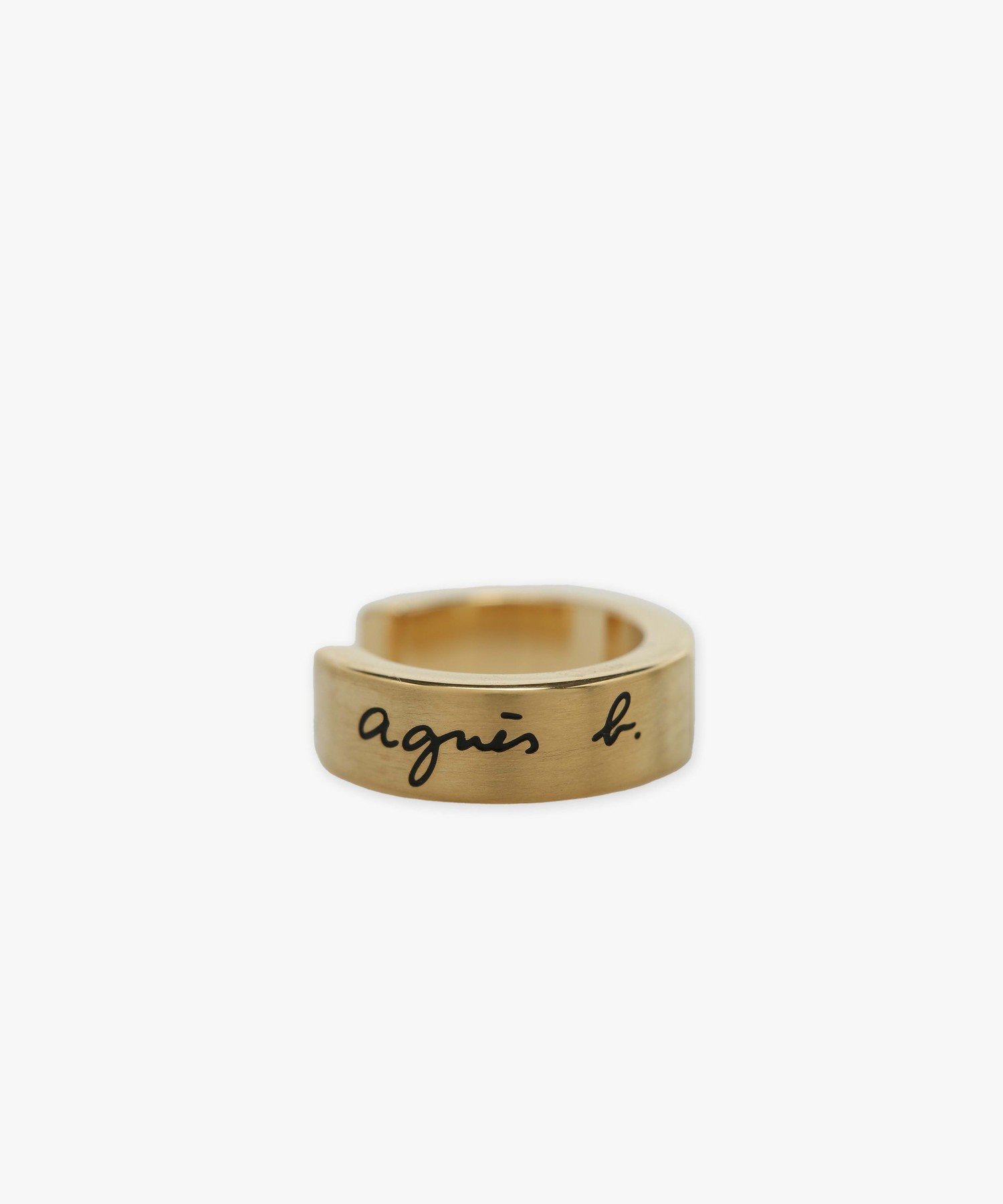 agnes b. FEMME ロゴ イヤーカフ "Iconic" アニエスベー アクセサリー・腕時計 イヤリング・イヤーカフ ゴールド【送料無料】