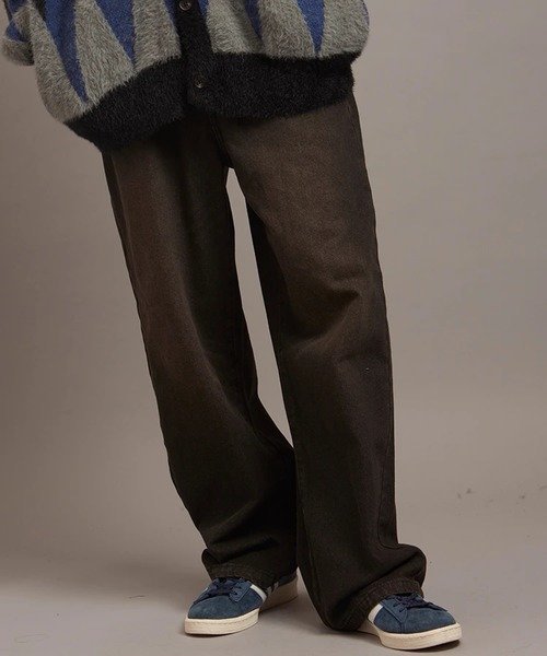 【SALE／40%OFF】JACKROSE JE-デニムオーバーダイパンツ(MENS) ジャックローズ パンツ その他のパンツ ブラック ブルー【送料無料】