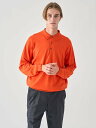 JOHN SMEDLEY 長袖ニットポロシャツ | KNOLL | 30G MODERN FIT ジョンスメドレー トップス ニット オレンジ【送料無料】