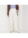【SALE/30%OFF】Rouge vif la cle センター切替パンツ ルージュ・ヴィフ ラクレ パンツ その他のパンツ ブラック ホワイト【送料無料】