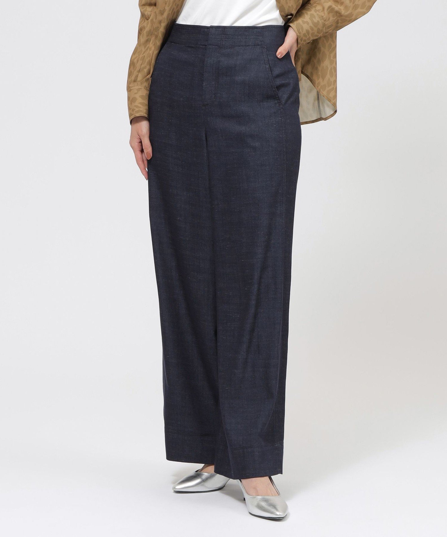 【おまとめ】ビースリー パンツ エヴェックス バイ クリツィア　パンツ 23AW＊Wings掲載＊【ウォッシャブル】ウールミルドセミワイド