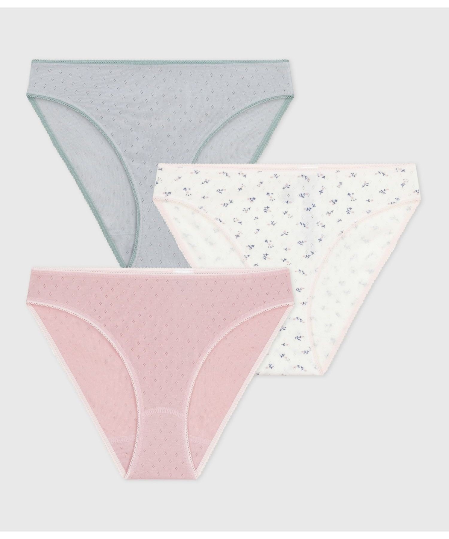 PETIT BATEAU ショーツ3枚組 プチバトー インナー・ルームウェア ショーツ【送料無料】