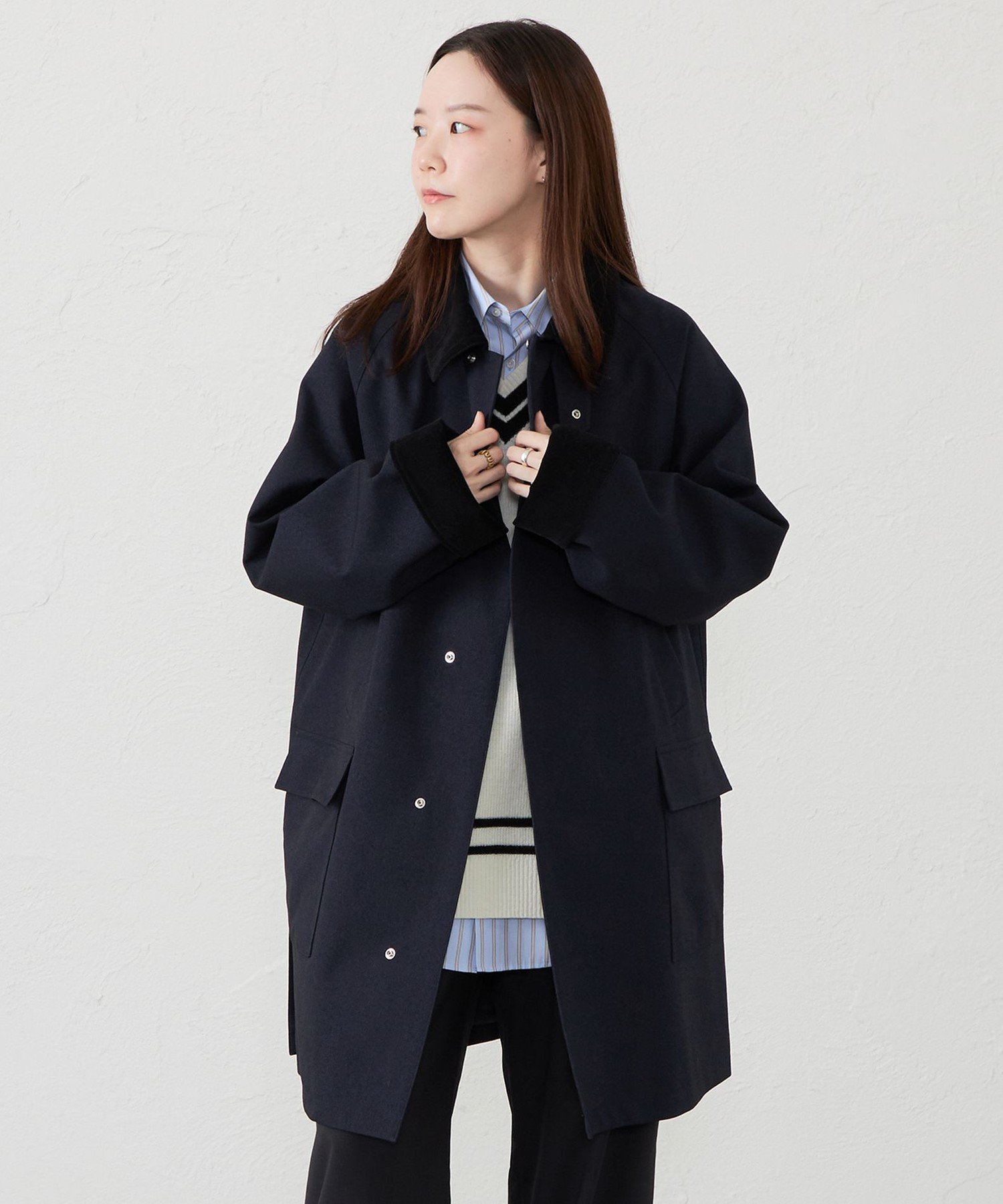 MACKINTOSH PHILOSOPHY 【アニチューブ掲載】GREY LABEL 【SOMERFORD(サマーフォード)】 マッキントッシュ フィロソフィー ジャケット・アウター レインコート ブラック ネイビー グレー【送料無料】