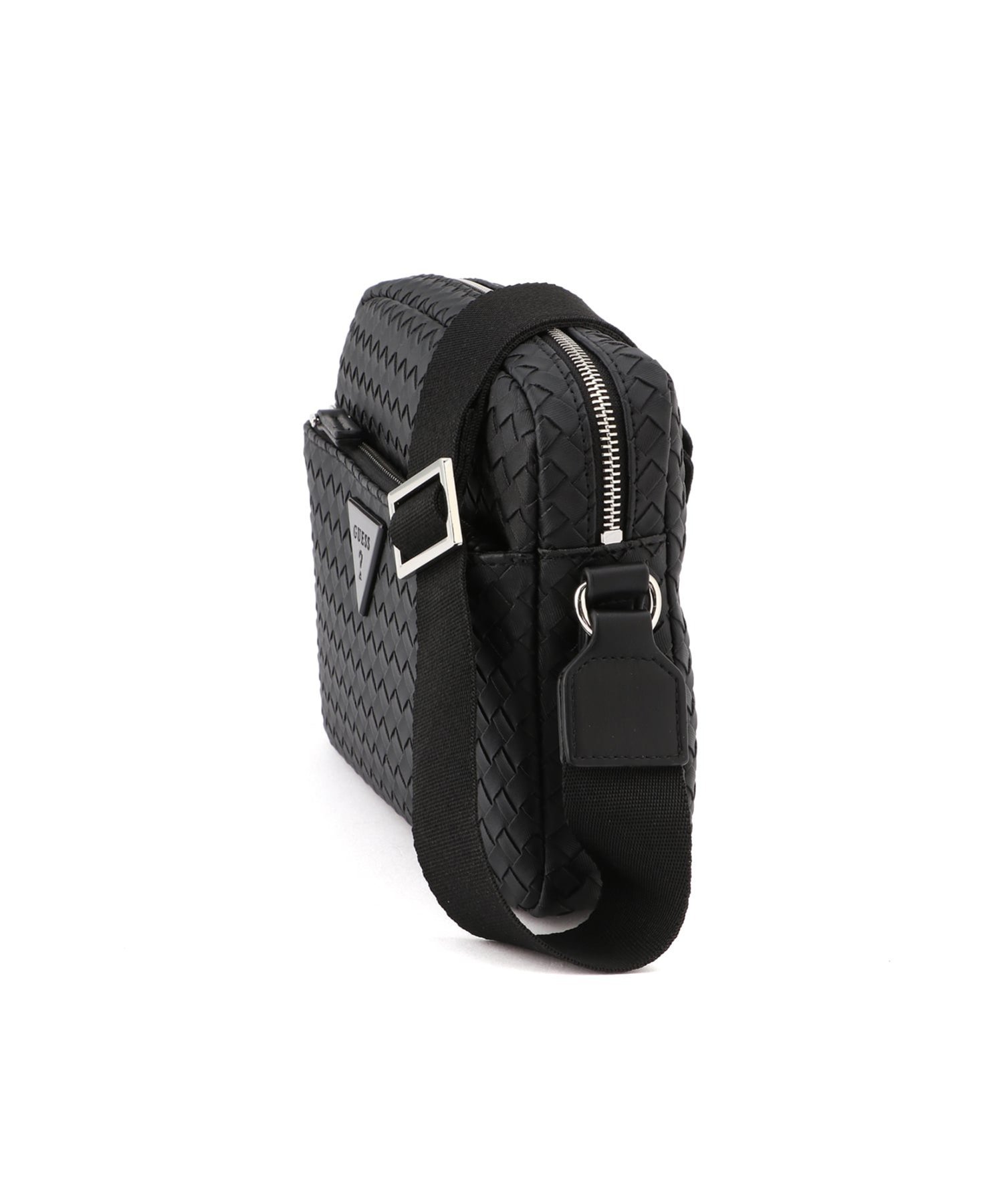 GUESS クロスボディ ショルダーバッグ (M)WHISTLER East/West Crossbody ゲス バッグ ショルダーバッグ ブラック