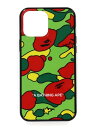 A BATHING APE STA CAMO IPHONE 13 PRO MAX CASE M ア ベイシング エイプ スマホグッズ オーディオ機器 スマホ タブレット PCケース/カバー グリーン ピンク【送料無料】