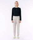 【SALE/50%OFF】LACOSTE SOFT THERMOジャージクロップドパンツ ラコステ パンツ その他のパンツ ブラウン グリーン ブラック【送料無...