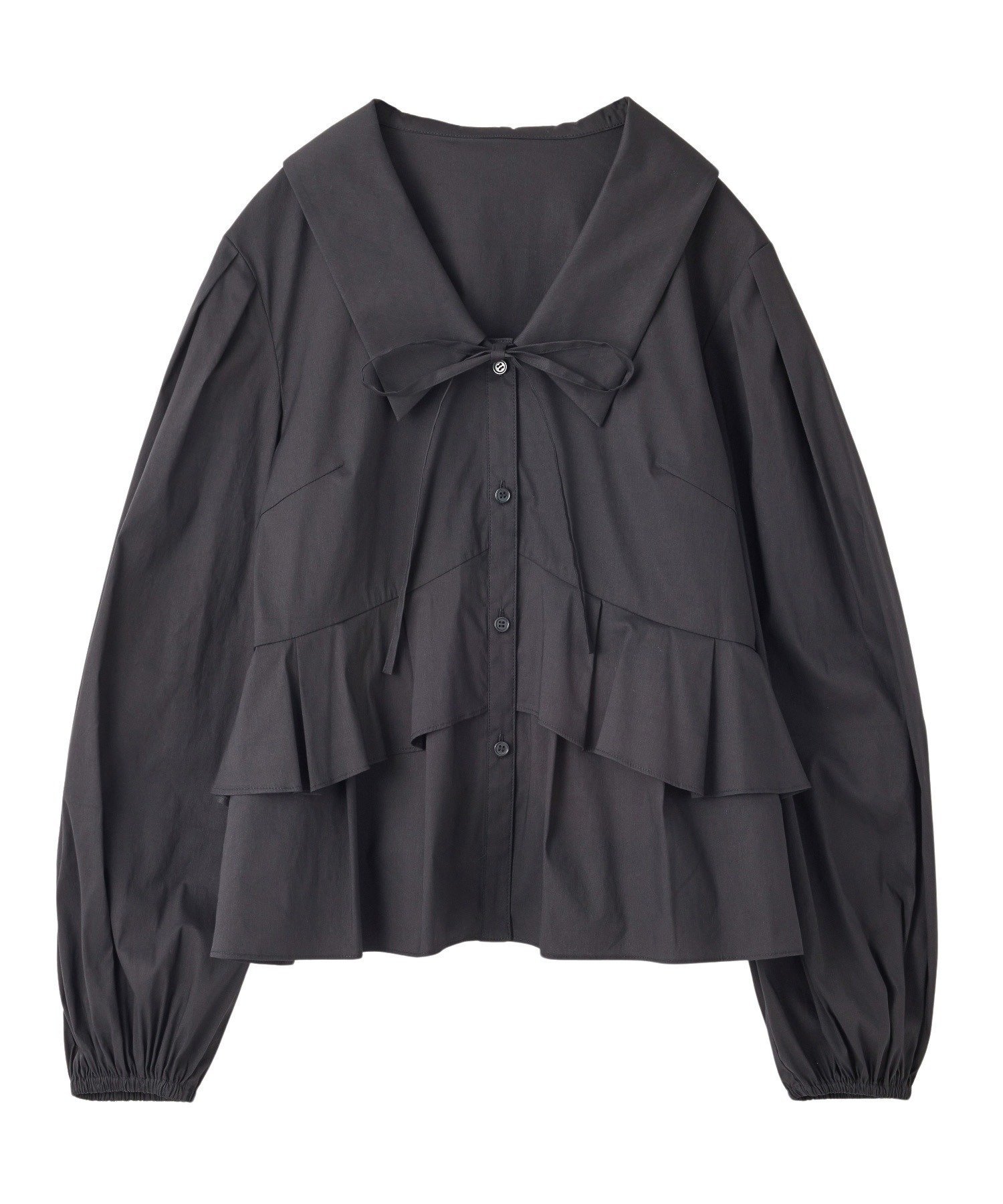 【SALE／50%OFF】MILKFED. TIERED BLOUSE ミルクフェド トップス シャ