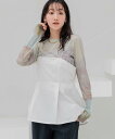 【SALE/70%OFF】LOWRYS FARM キャミチュニック ローリーズファーム トップス ベスト・ジレ ホワイト ブラック
