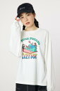【SALE/40%OFF】RODEO CROWNS WIDE BOWL COUCH POTATO ロングスリーブTシャツ ロデオクラウンズワイドボウル トップス カットソー・Tシャツ ホワイト グレー イエロー