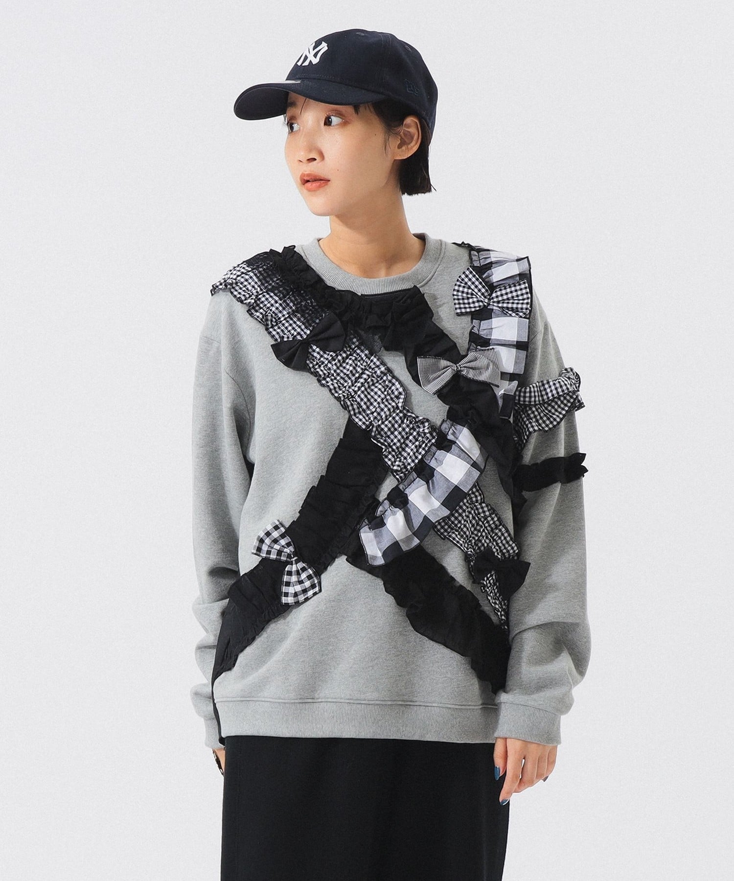 BEAMS BOY 【別注】TORI-TO / リボン スウェット シャツ 25AW ビームス ウイメン トップス スウェット..