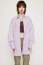 【SALE／20%OFF】SLY OPEN SLEEVE LOOSE シャツ スライ トップス シャツ・ブラウス パープル ブラック【送料無料】