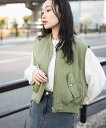 ウィゴー アウター レディース WEGO LADY'S ショートMA-1ベスト ウィゴー ジャケット・アウター ダウンジャケット・ダウンベスト カーキ ブラック【送料無料】