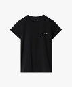 agnes b. FEMME WEB限定 S179 TS BRANDO ロゴTシャツ アニエスベー トップス カットソー・Tシャツ ブラック【送料無料】