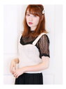 【SALE/55%OFF】dazzlin ニットビスチェ ダズリン ニット ノースリーブニット/ベスト ホワイト ブラック ブルー ブラウン