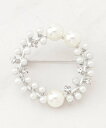 【SALE/30%OFF】Couture Brooch サークルパール調ブローチ クチュールブローチ アクセサリー・腕時計 ブローチ・コサージュ・バッジ ゴールド シルバー