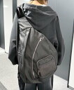 WEGO MEN'S ポケットデザインワンショルダー ウィゴー バッグ ショルダーバッグ ブラック グレー【送料無料】(4)