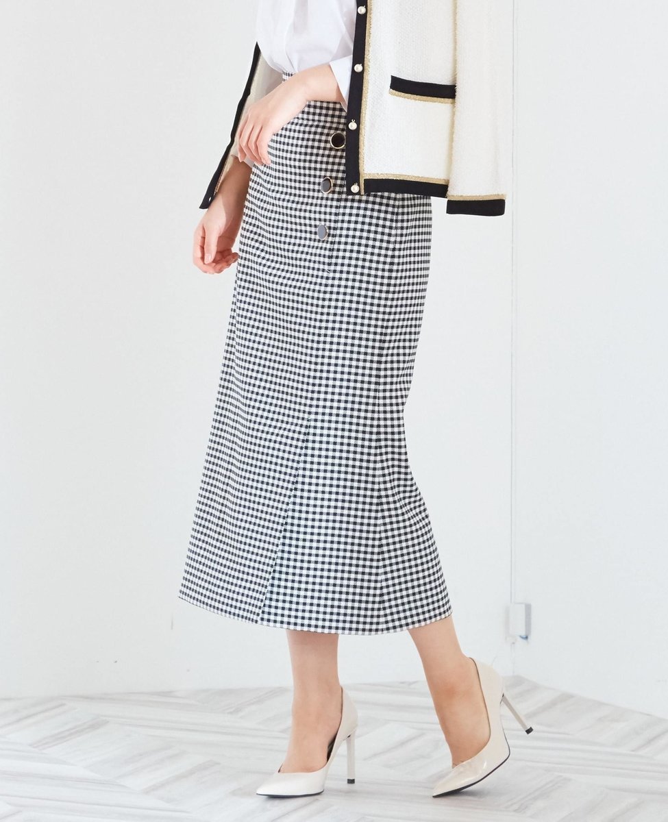 【SALE／70%OFF】TIARA ギンガムマーメイドスカート ティアラ スカート その他のスカート【送料無料】のサムネイル