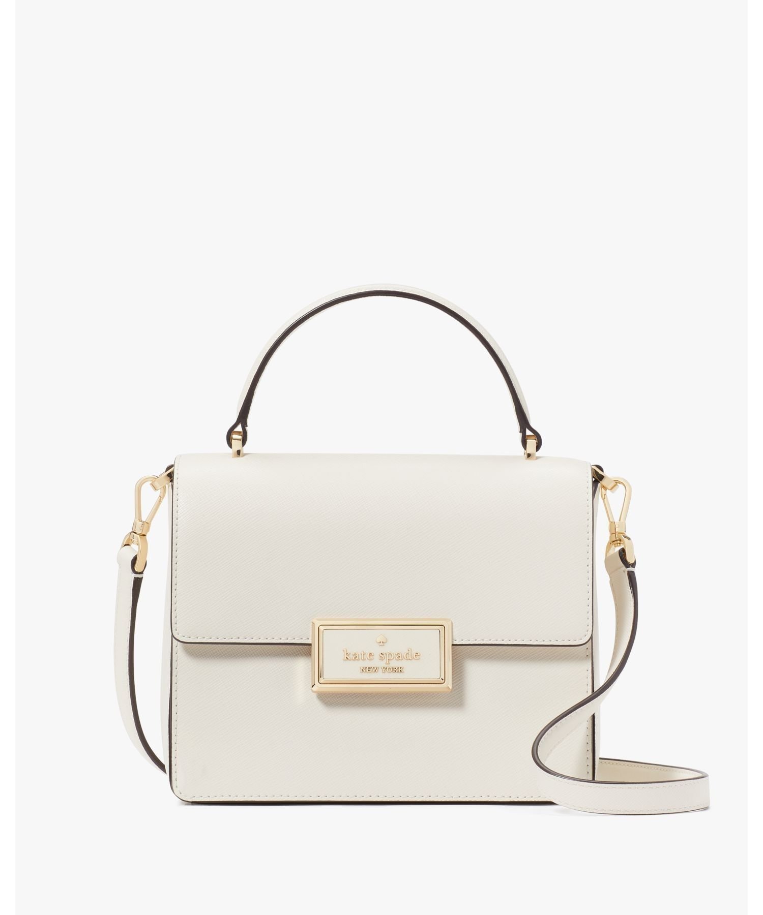 【SALE／65%OFF】kate spade new york リーガン トップ ハンドル クロスボディ ケイトスペードニューヨーク バッグ ハンドバッグ ホワイト【送料無料】