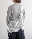 【SALE/25%OFF】notch. シャイニーショルダーバッグ ノッチ バッグ その他のバッグ ブラック シルバー