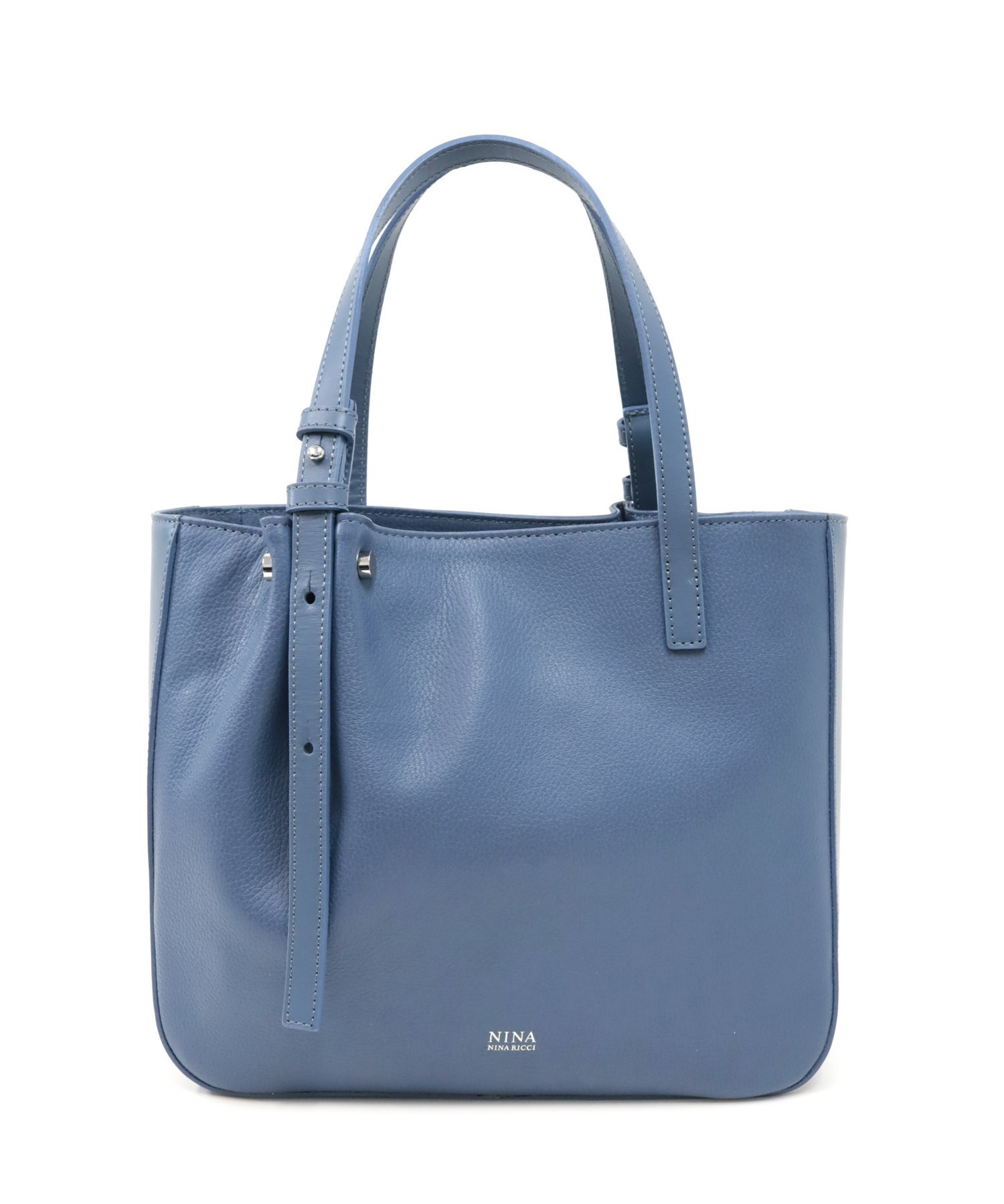 NINA NINA RICCI エッサンス ハンドバッグ マルショウ エンドウ バッグ ハンドバッグ ブルー ブラック【送料無料】