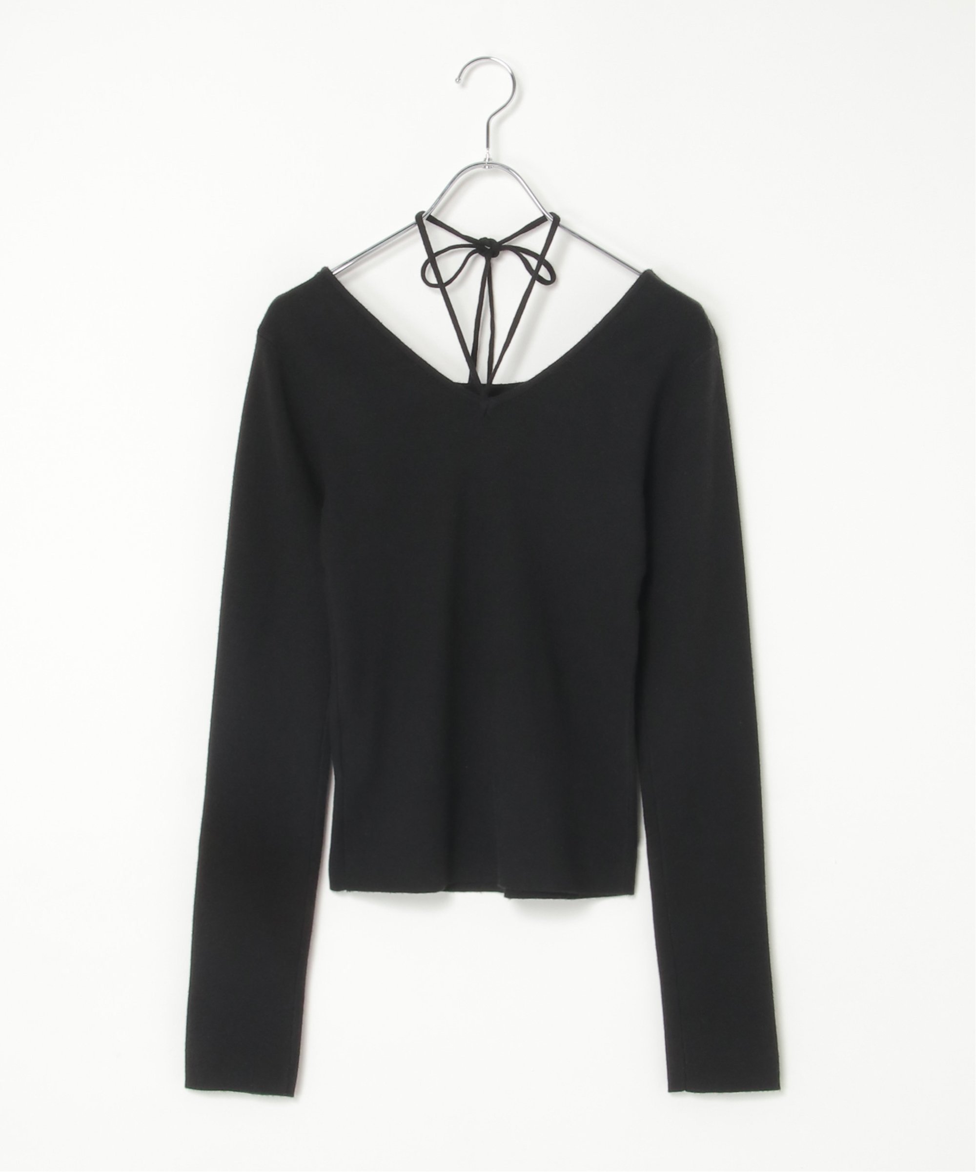 【SALE／5%OFF】VENCE share style Ladys チョーカー付き前後2WAYニット ヴァンス エクスチェンジ トッ..