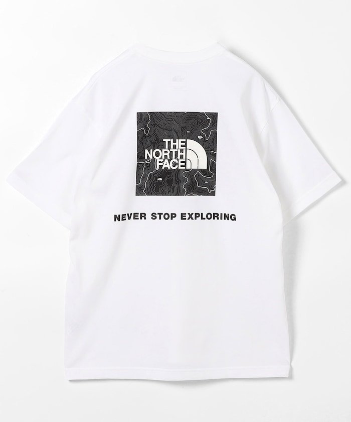 【SALE／11%OFF】THE NORTH FACE ショートスリーブバックスクエアトラバースロゴティー(メンズ) フリークスストア トップス カットソー・Tシャツ ホワイト ブラック【送料無料】