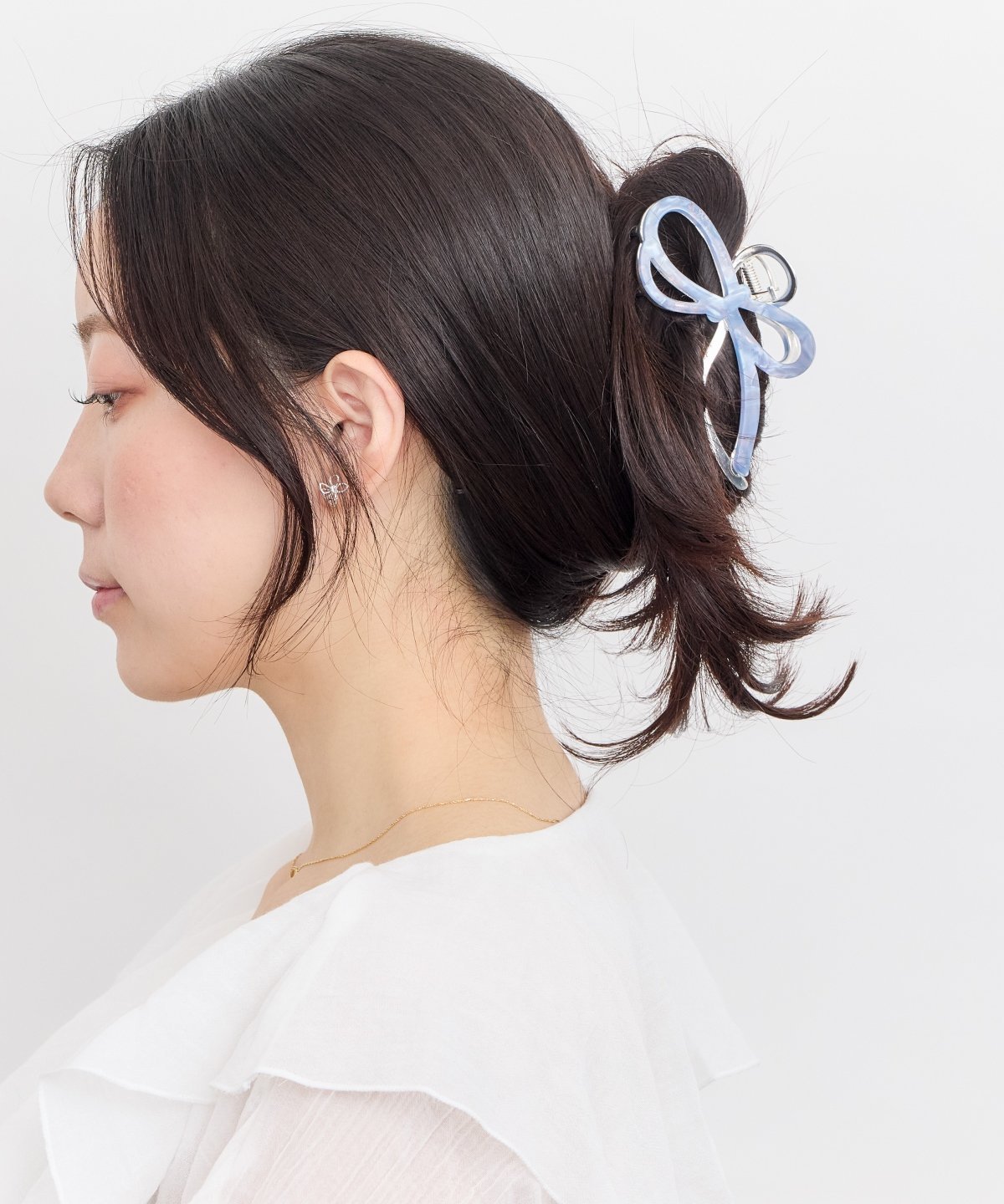 Heartdance アセチメタルリボンバンスクリップ ハートダンス ヘアアクセサリー バレッタ・ヘアクリップ・ヘアピン ピンク パープル ブルー