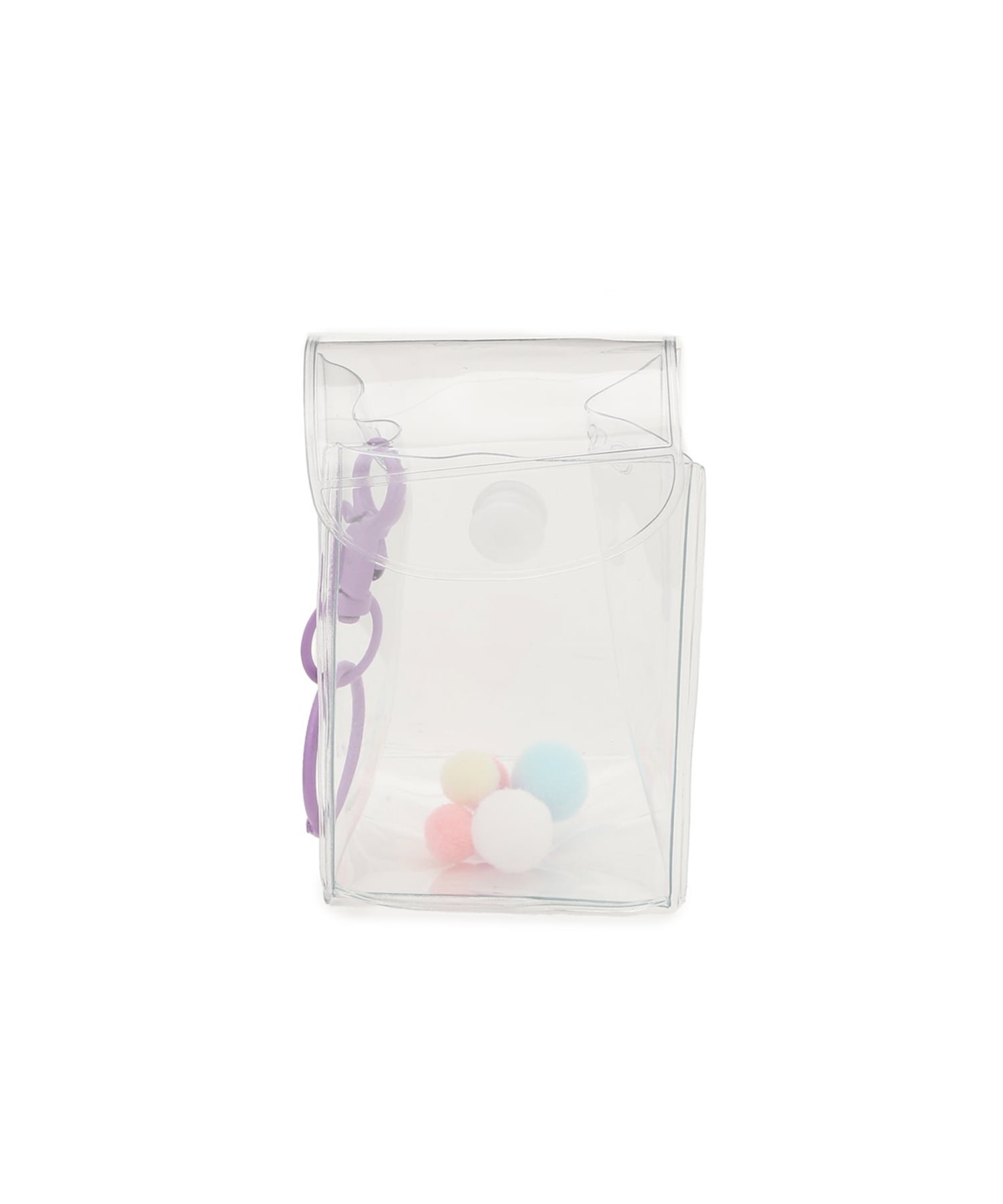 FReePLACe/(W)ミニ推し ぬいポーチ キーホルダー クリアケース ミニョントレフル ルームヨンマルサンセレクティッド 財布・ポーチ・ケース ポーチ イエロー パープル ピンク ブラック ブルー ホワイト レッド