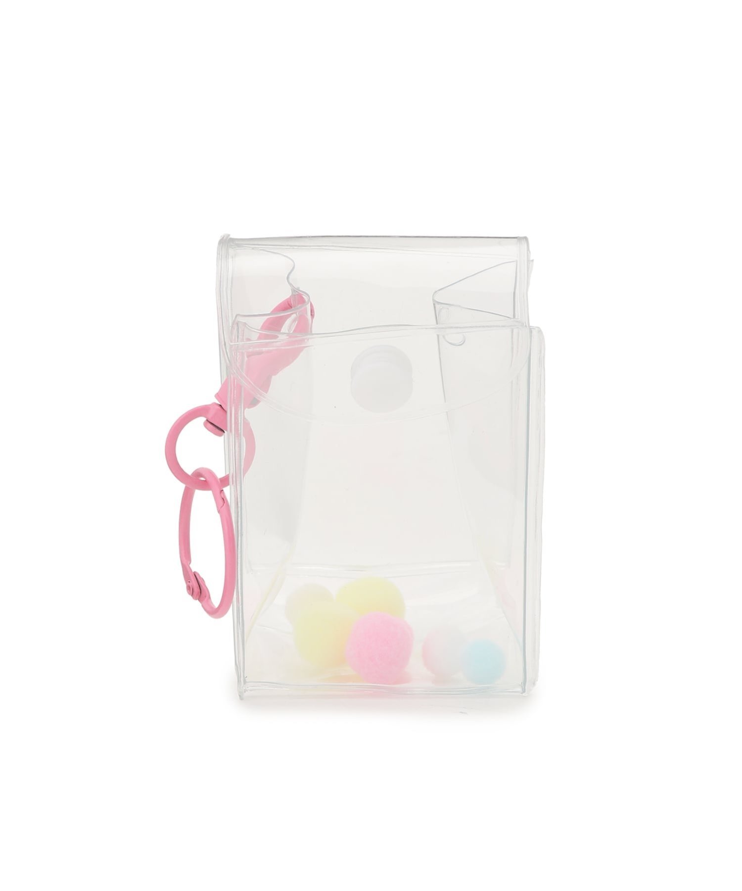 FReePLACe/(W)ミニ推し ぬいポーチ キーホルダー クリアケース ミニョントレフル ルームヨンマルサンセレクティッド 財布・ポーチ・ケース ポーチ イエロー パープル ピンク ブラック ブルー ホワイト レッド