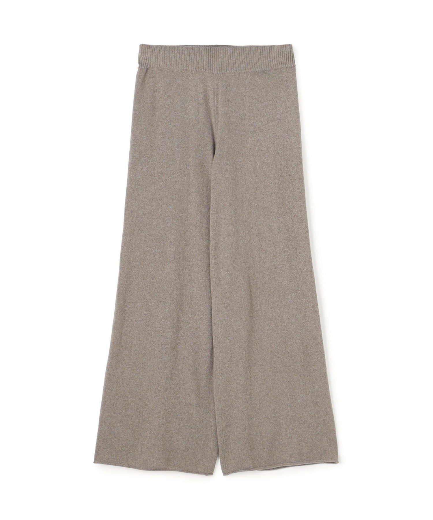 スパンカシミヤ ワイドレッグパンツ WISC1104 トゥモローランド パンツ その他のパンツ ブラウン ブラック