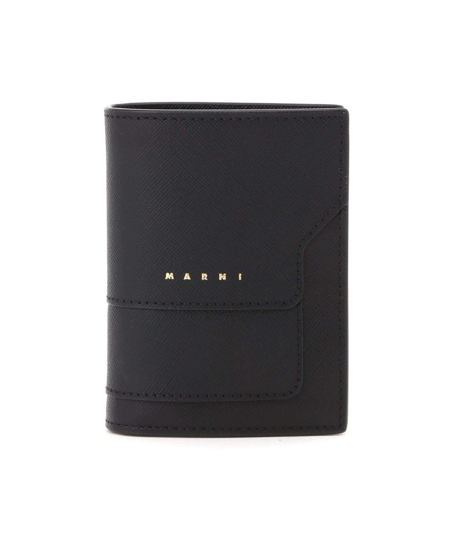 MARNI トランク バイフォールドウォレット マルニ 財布・ポーチ・ケース 財布 ブラック【送料無料】