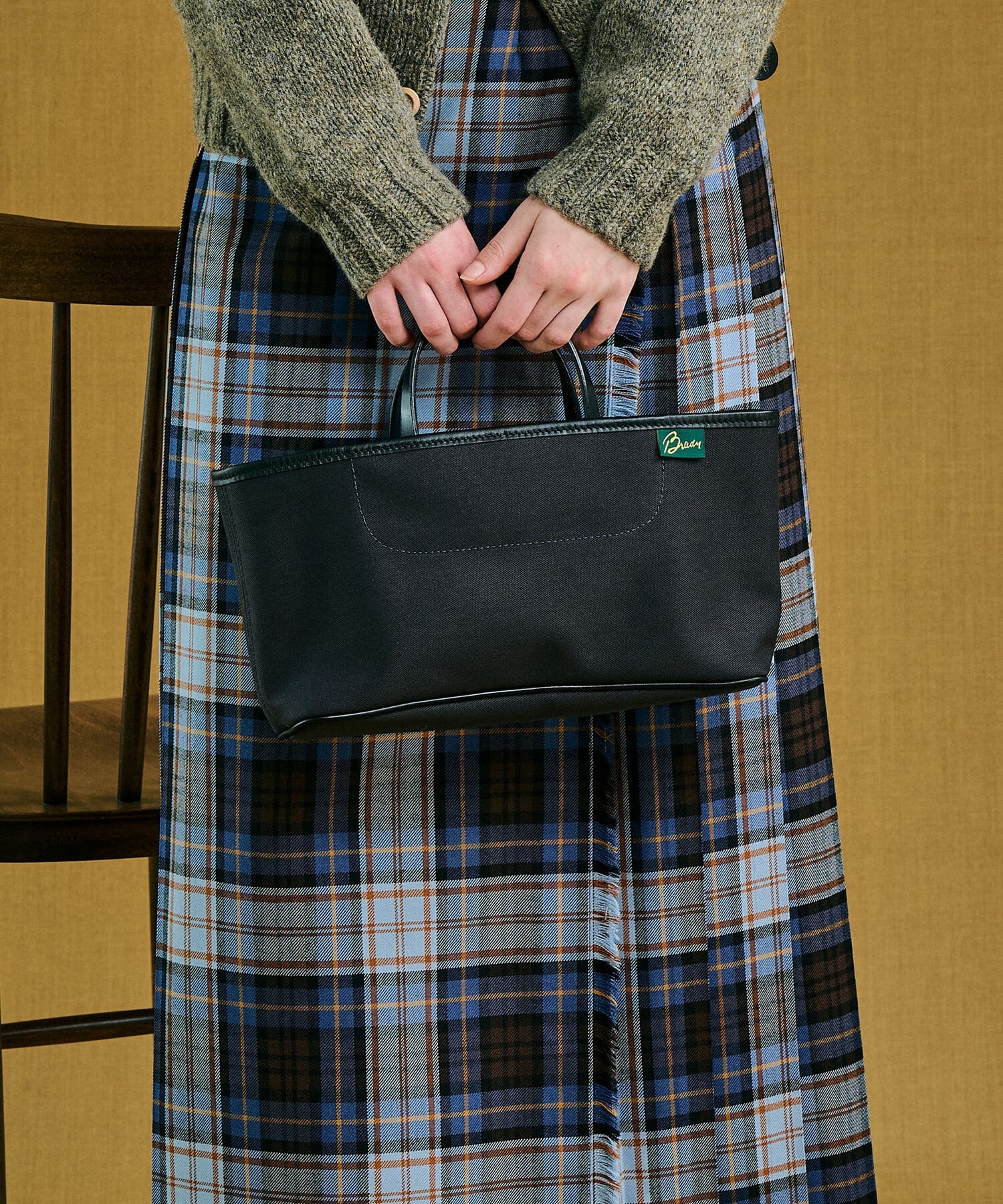 Bshop Brady ｜ ALDER UNISEX ビショップ バッグ トートバッグ ブラック カーキグリーン