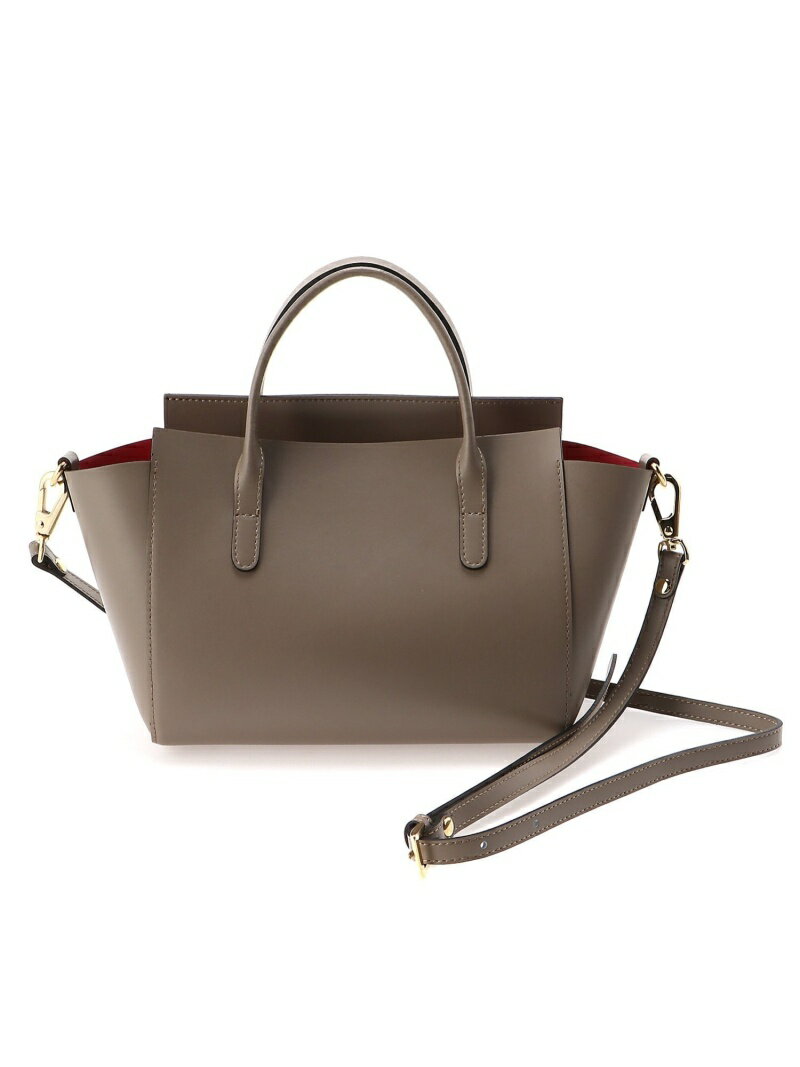 【SALE／20%OFF】BARNEYS NEW YORK (W)レザーハンドバッグ バーニーズ　ニューヨーク バッグ ハンドバッグ ベージュ ブラック【送料無料】のサムネイル