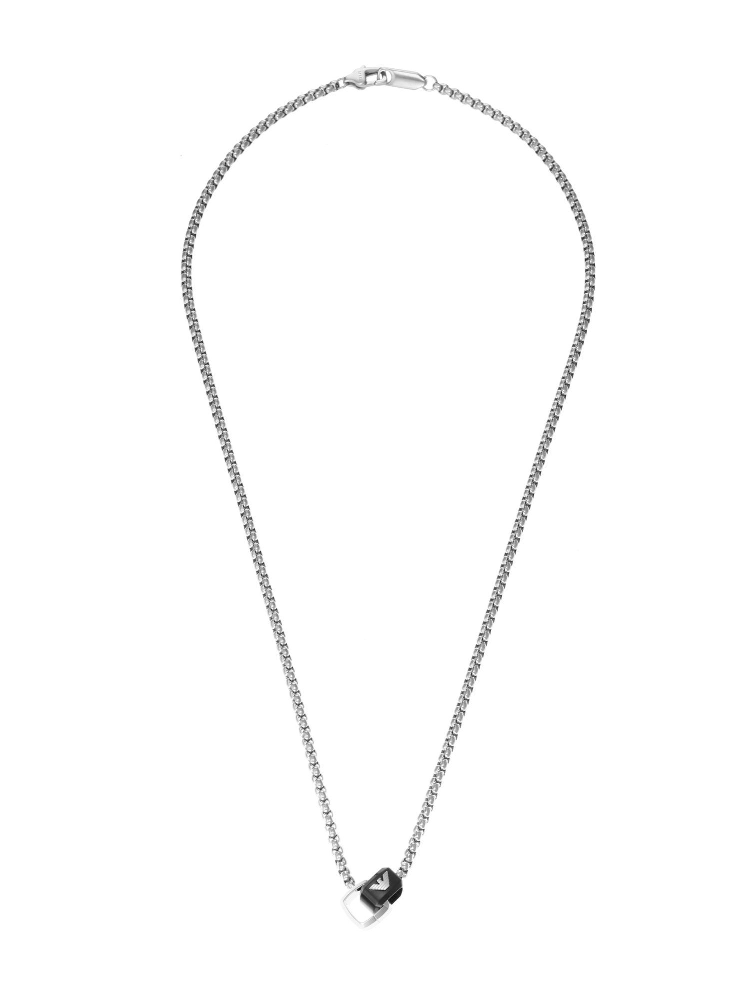 エンポリオ・アルマーニ 腕時計（メンズ） EMPORIO ARMANI EMPORIO ARMANI/(M)ESSENTIAL NECKLACE EGS2937040 ウォッチステーションインターナショナル アクセサリー・腕時計 ネックレス シルバー【送料無料】