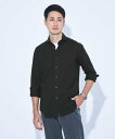 UNITED ARROWS green label relaxing 【WEB限定】JUSTFIT シルケット カット 長袖 シャツ -抗菌- ユナイテッドアローズ グリーンレーベルリラクシング トップス シャツ・ブラウス ホワイト ブラック ネイビー【送料無料】 2