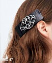 IRIS47 IRIS 47/modernism barrette モダニズム バレッタ 日本製 MADE IN JAPAN イリスフォーセブン HB67 セットアップセブン ヘアアクセサリー バレッタ ヘアクリップ ヘアピン ブラック【送料無料】